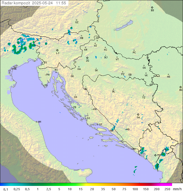 Padavine Hrvaška