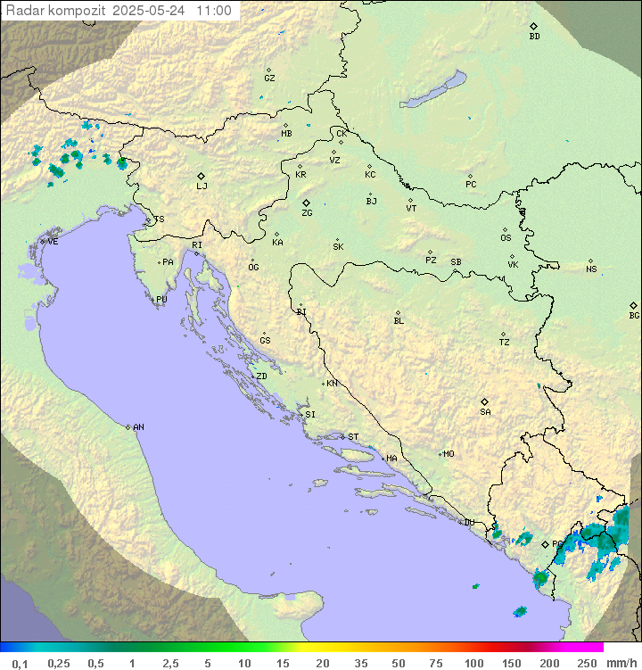 Padavine Hrvaška