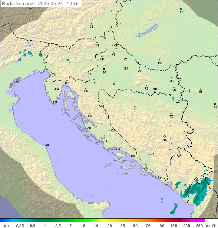 Padavine Hrvaška