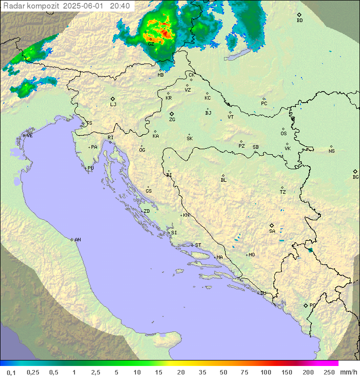 Padavine Hrvaška