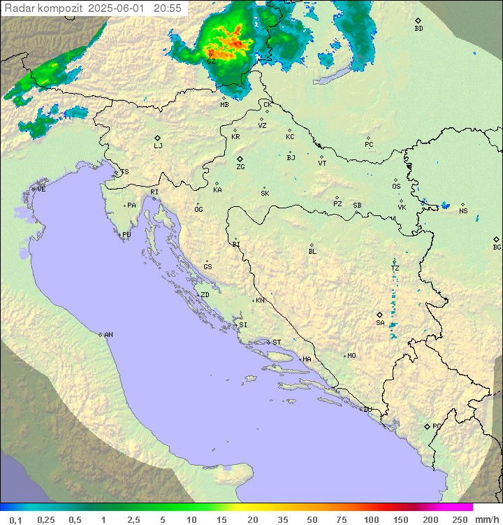 Padavine Hrvaška