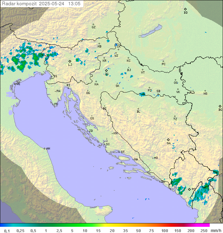 Padavine Hrvaška