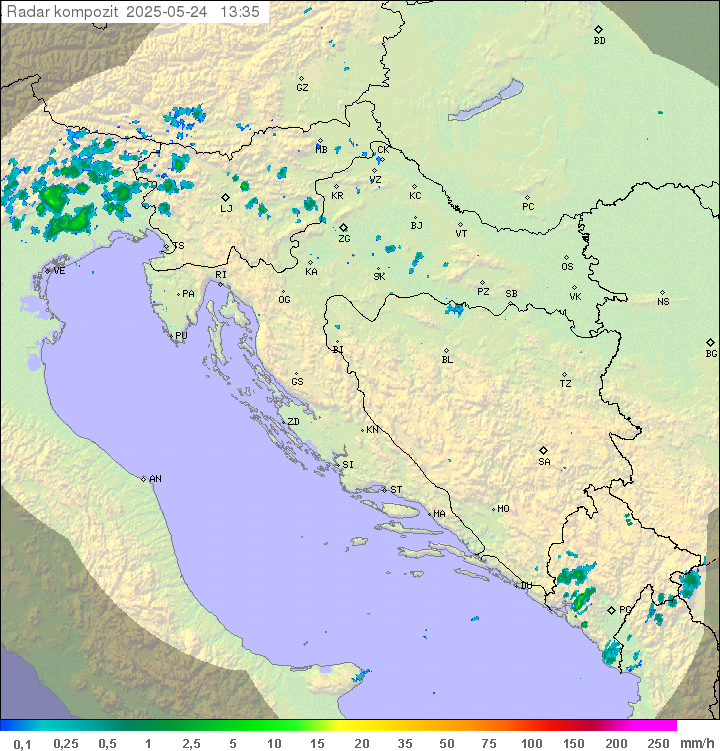 Padavine Hrvaška