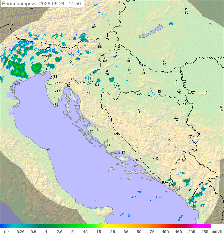 Padavine Hrvaška