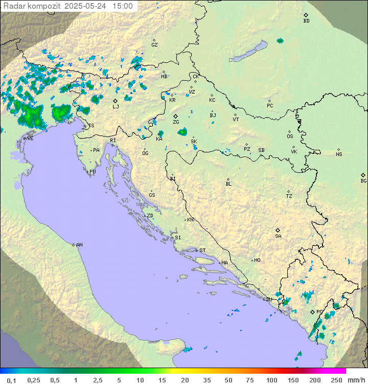 Padavine Hrvaška