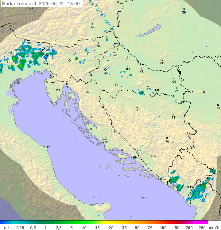 Padavine Hrvaška