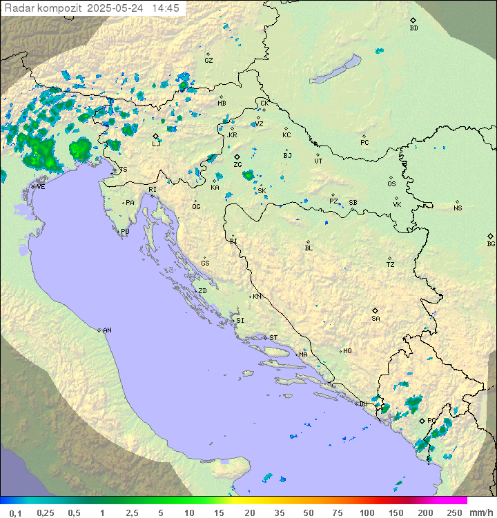 Padavine Hrvaška