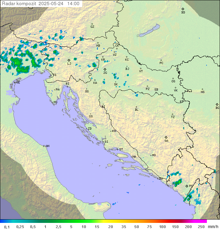 Padavine Hrvaška