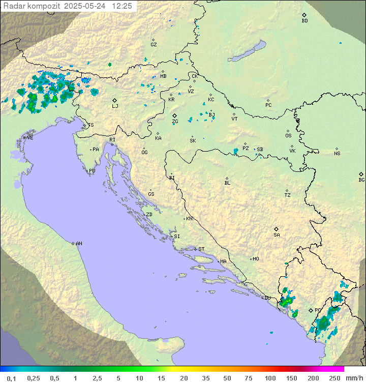 Padavine Hrvaška