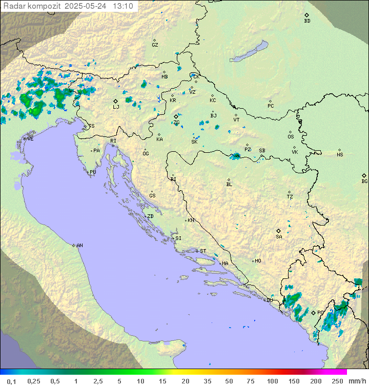 Padavine Hrvaška