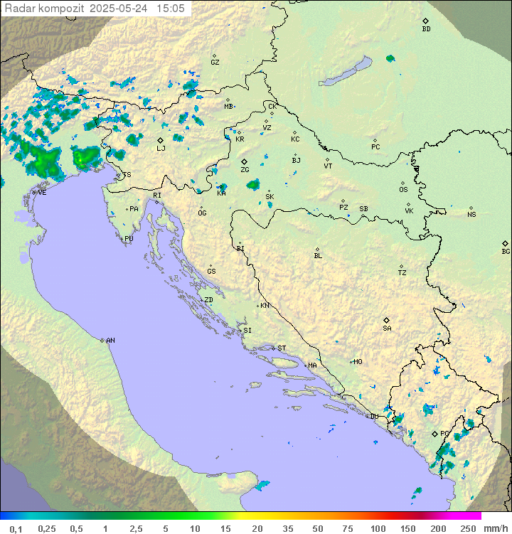 Padavine Hrvaška