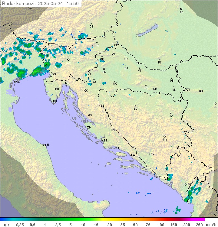 Padavine Hrvaška