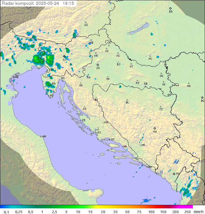 Padavine Hrvaška