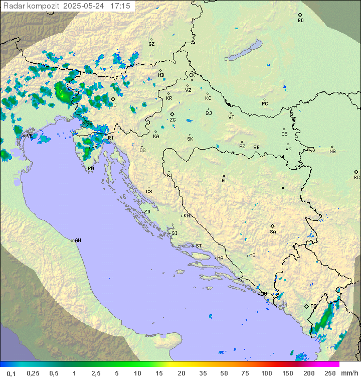 Padavine Hrvaška
