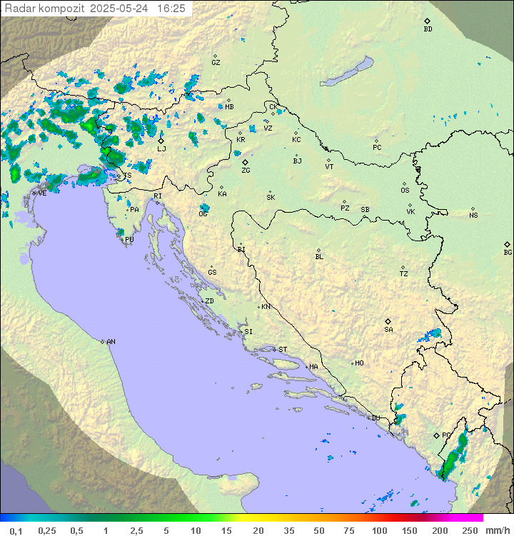 Padavine Hrvaška