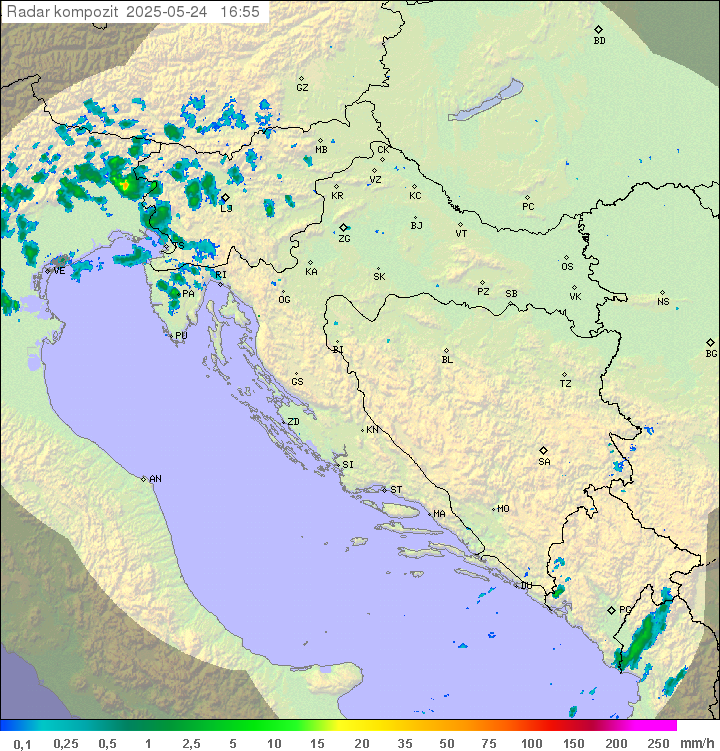 Padavine Hrvaška