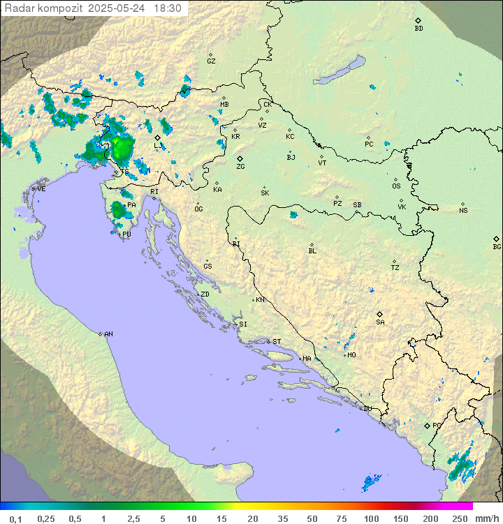Padavine Hrvaška