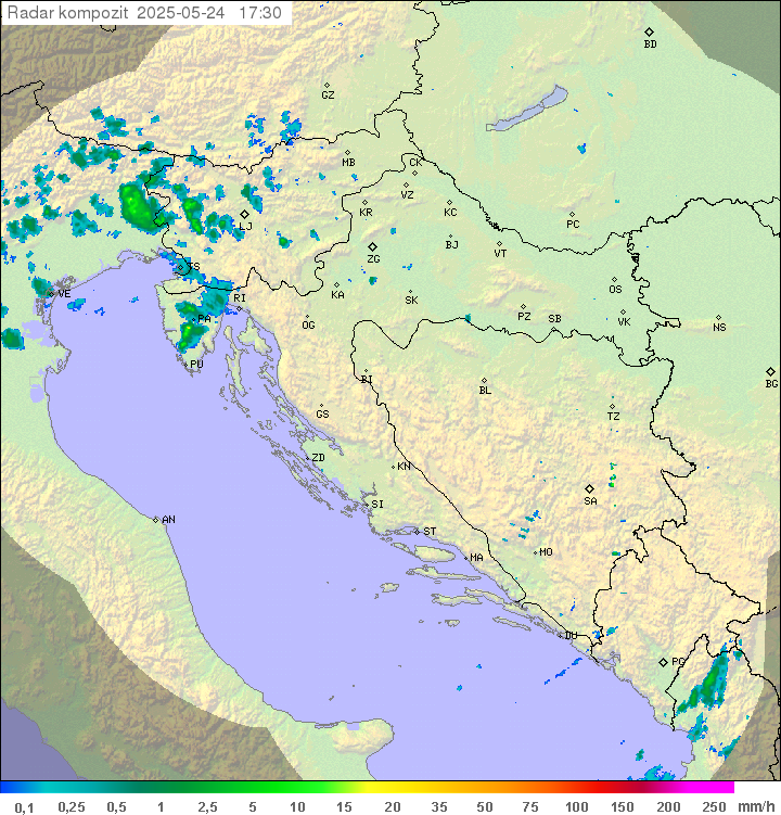 Padavine Hrvaška