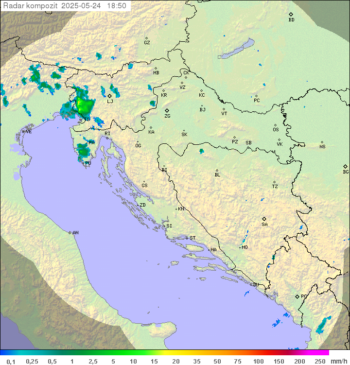 Padavine Hrvaška