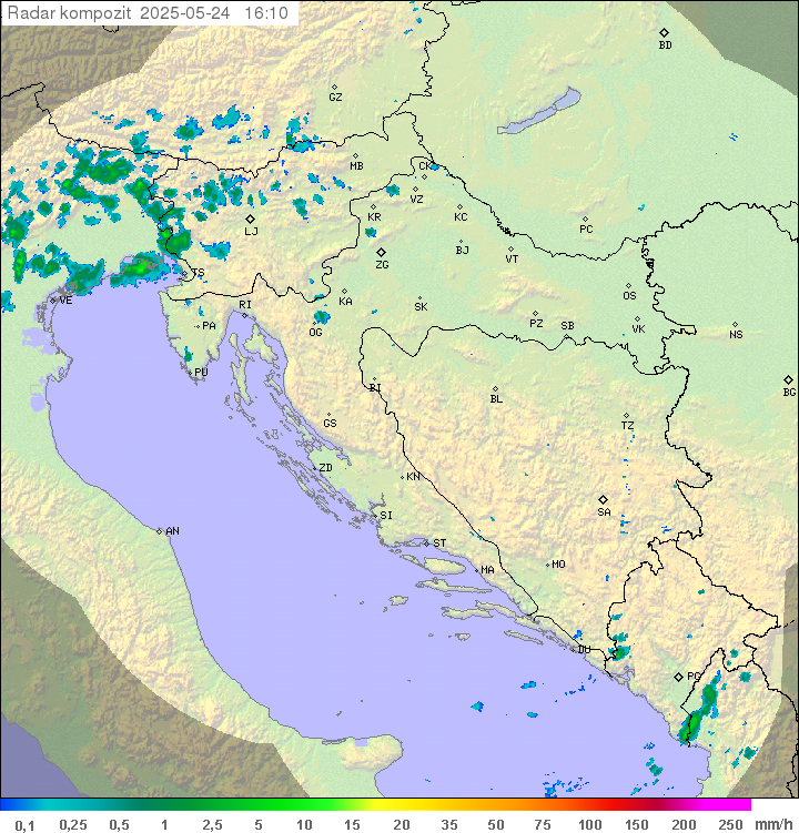 Padavine Hrvaška