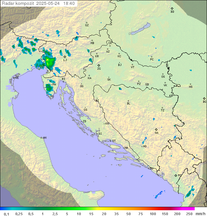 Padavine Hrvaška