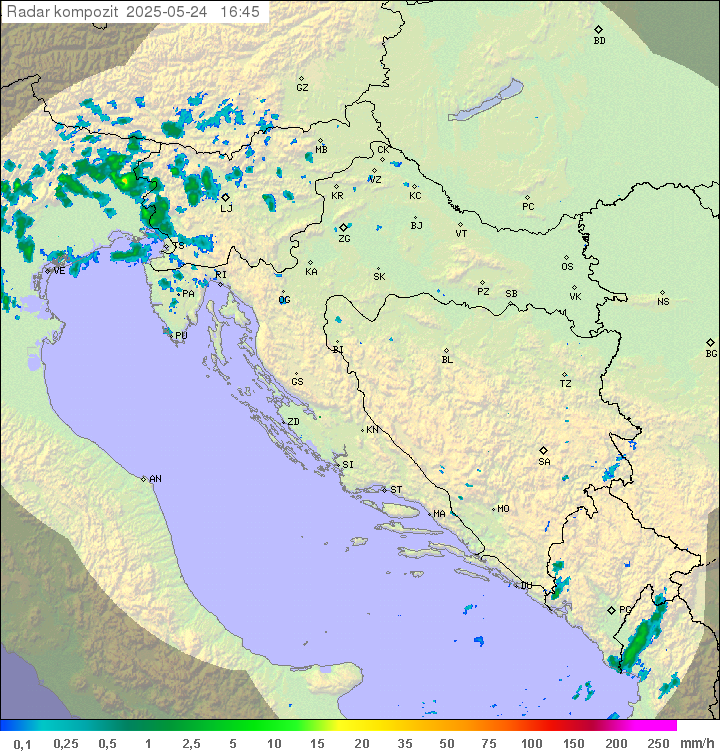 Padavine Hrvaška