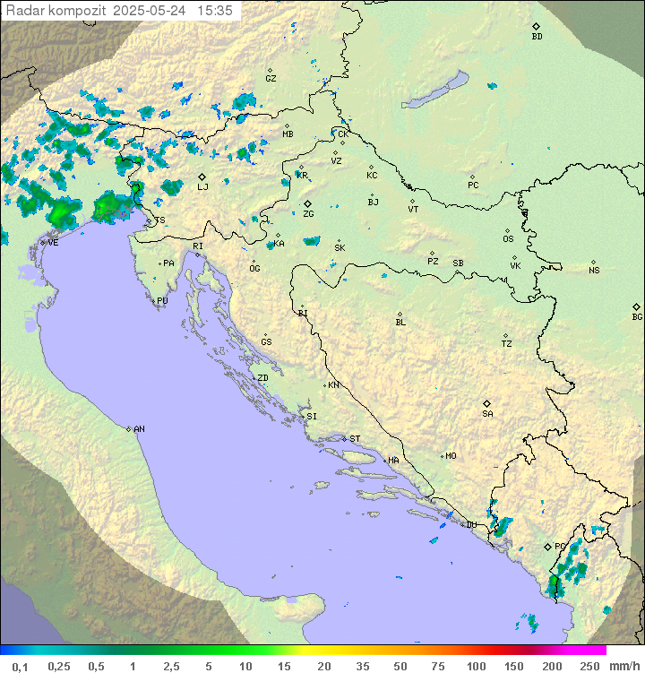 Padavine Hrvaška