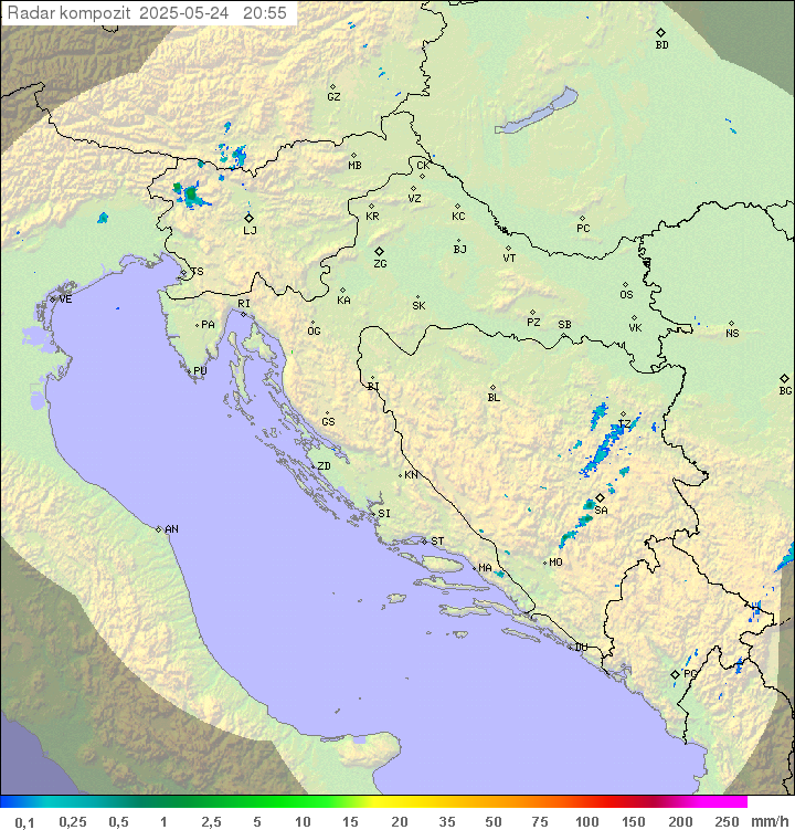 Padavine Hrvaška