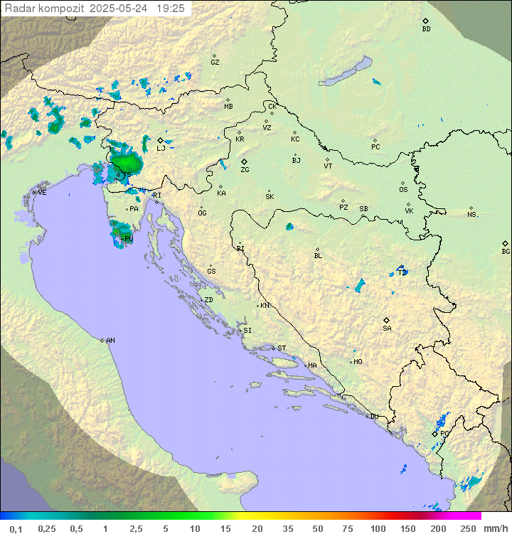 Padavine Hrvaška