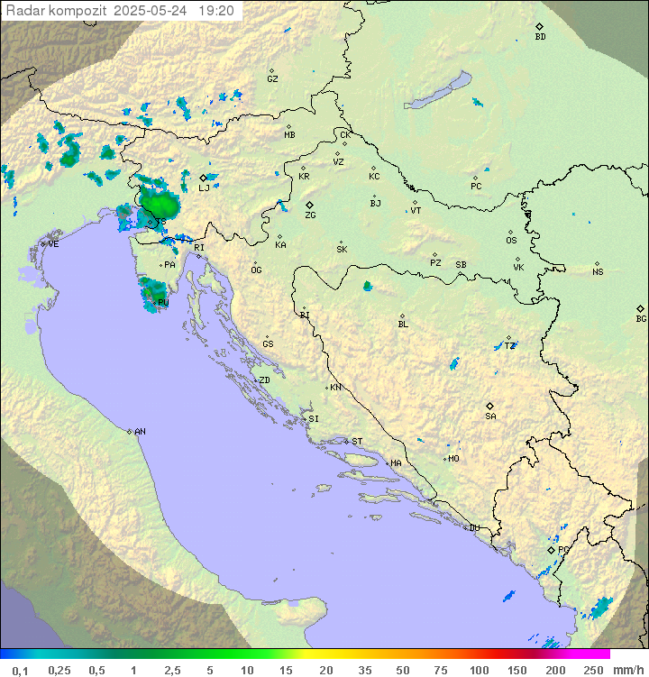 Padavine Hrvaška