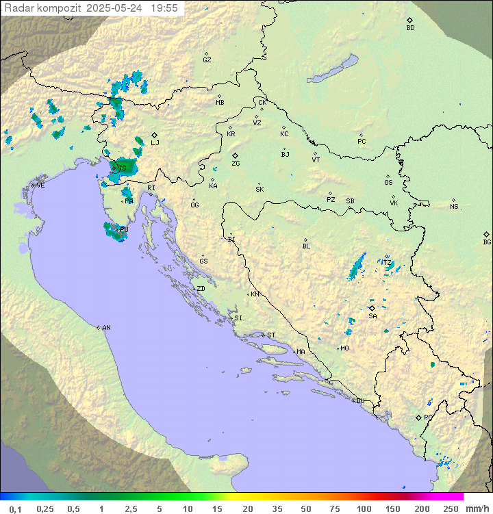 Padavine Hrvaška