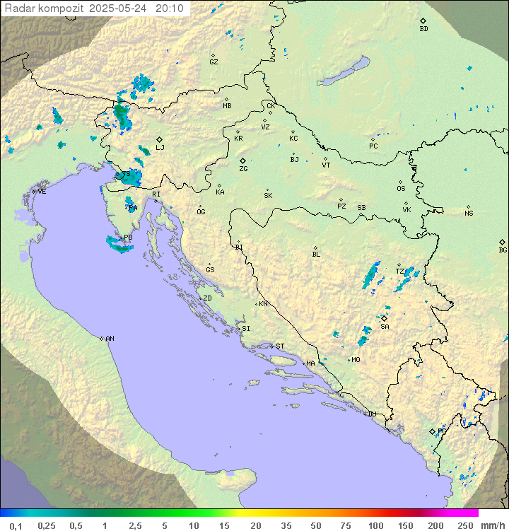 Padavine Hrvaška