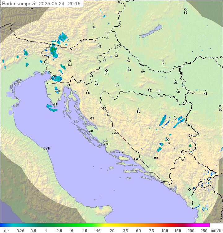 Padavine Hrvaška