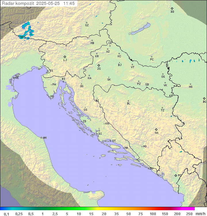 Padavine Hrvaška