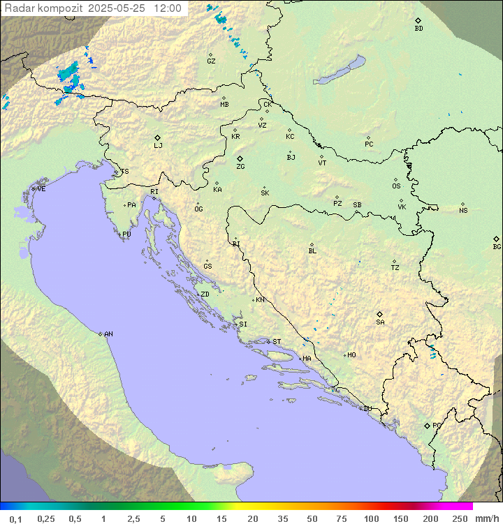 Padavine Hrvaška