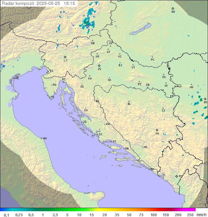 Padavine Hrvaška