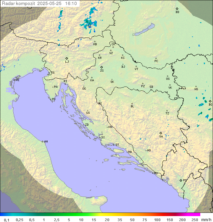 Padavine Hrvaška