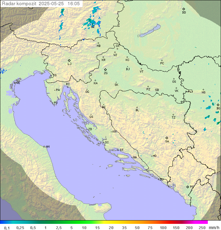 Padavine Hrvaška