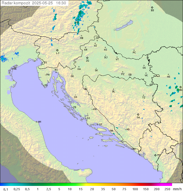 Padavine Hrvaška