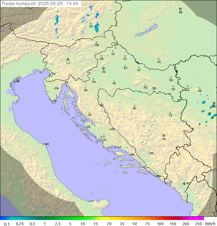 Padavine Hrvaška