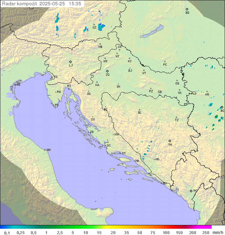 Padavine Hrvaška