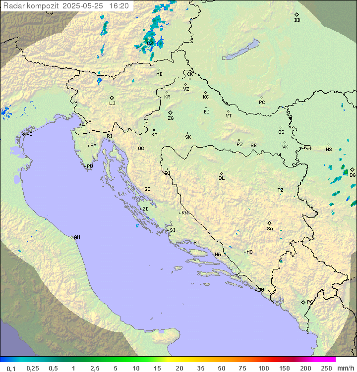 Padavine Hrvaška