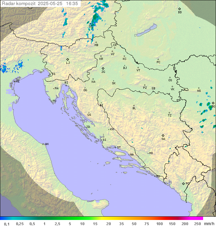 Padavine Hrvaška