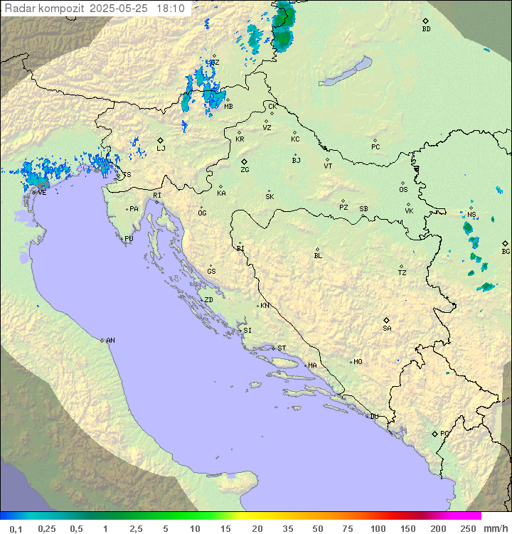 Padavine Hrvaška