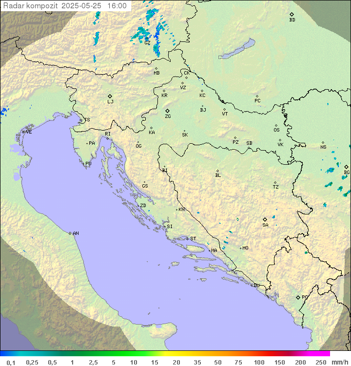 Padavine Hrvaška