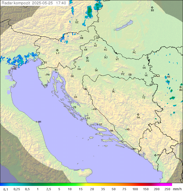 Padavine Hrvaška