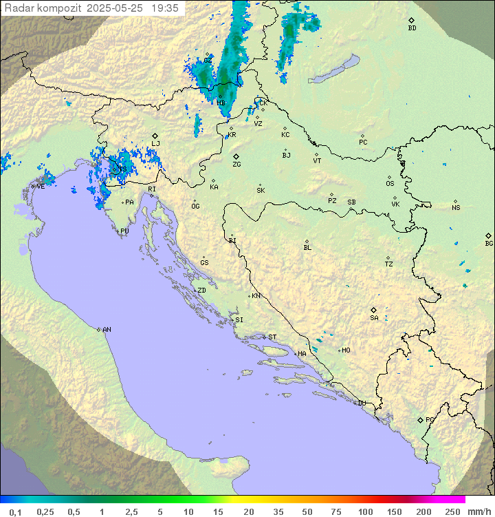 Padavine Hrvaška