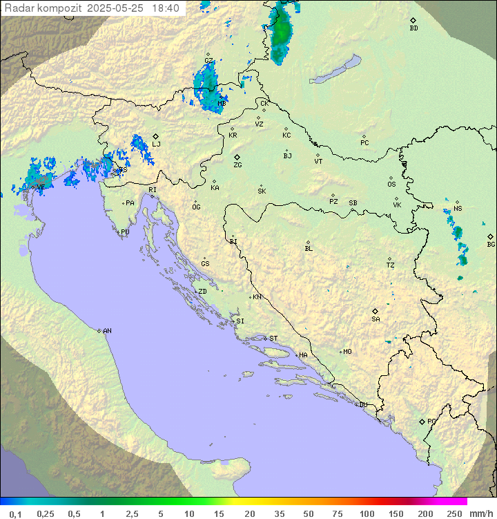 Padavine Hrvaška