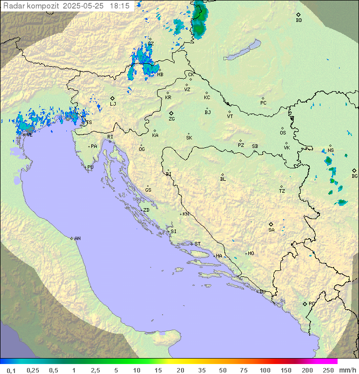 Padavine Hrvaška