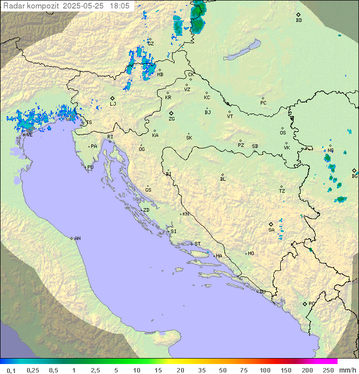 Padavine Hrvaška